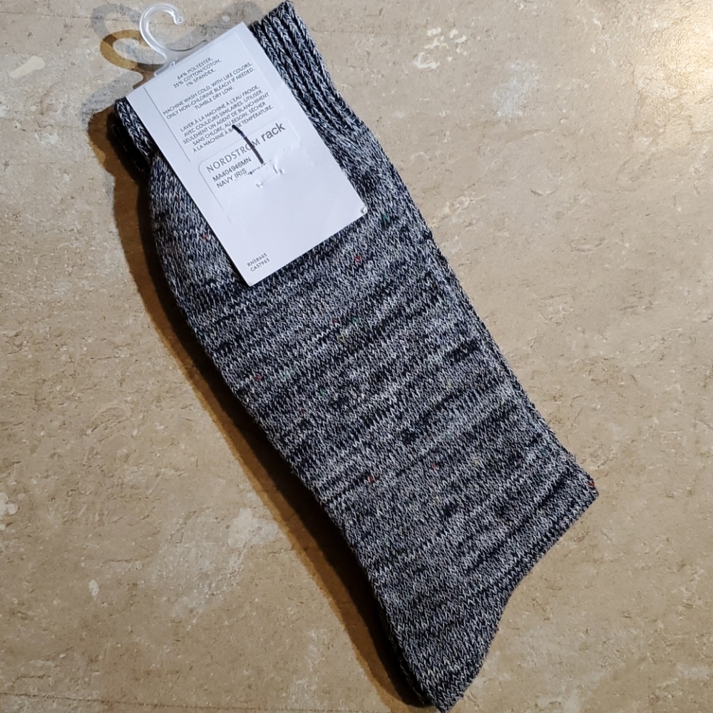Nordstrom Rack Navy Boot Socks - Picture 2 of 2